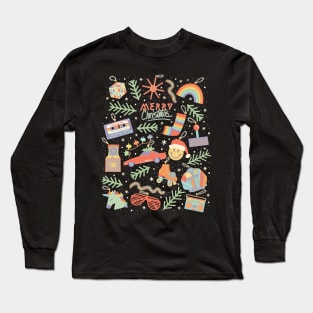 80's Christmas Long Sleeve T-Shirt